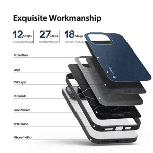 DUX DUCUS Fino Series Cover for iPhone 14 PRO 6.1" - Red