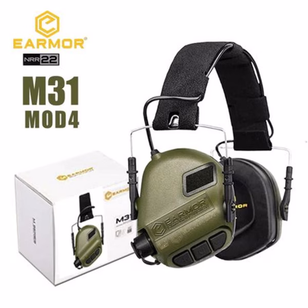 Earmor M31 MOD4 NRR22 Electronic Ear Protector with Aux - Image 3