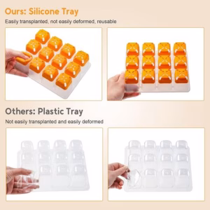 4 Pack Seed Starter Tray Kit with Silicone Bottoms & Humidity Control Vents
