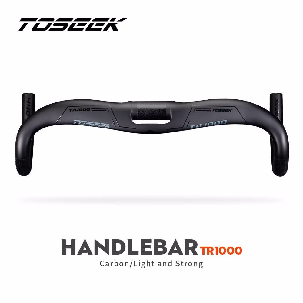 TOSEEK TR1000 Aero Carbon Road Bar - 440mm Wide - Image 3