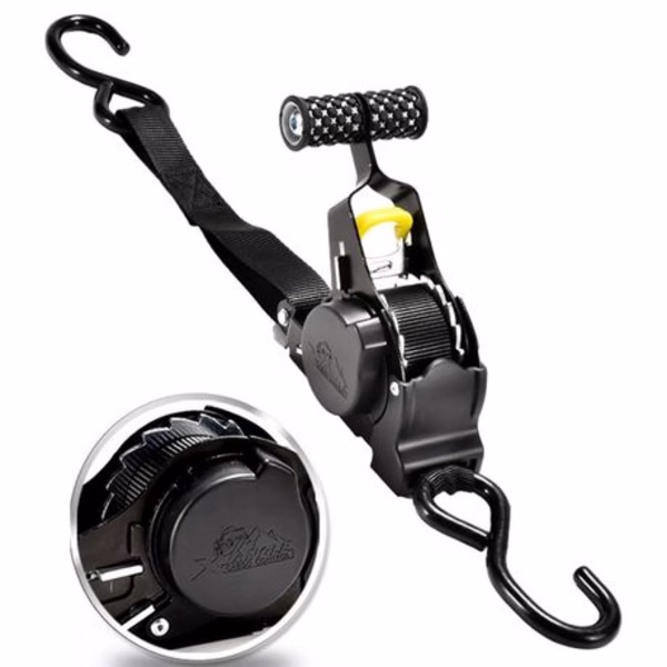 Xtangle Cargo Control Retractable Ratchet Tie Down - 3.3m - Tough & Durable - Image 2