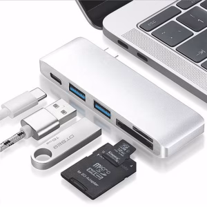 Basix T5 5-in-1 Aluminium USB Type-C Hub