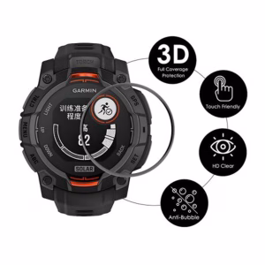 2 PCS WILK Screen Protectors with 3D Edge for Garmin Instinct 3 Solar 45mm