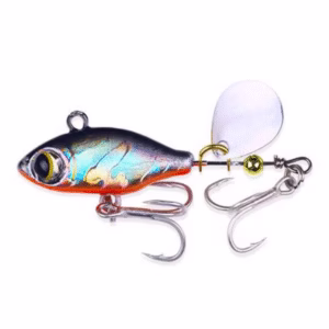 Hengjia Metal VIB Rotating Lure Size: 5.8cm 14g(6 Colors w/Tackle Box)