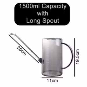 1500ml Long Spout Watering Can with 2 Bird Shaped Auto Water Feeders