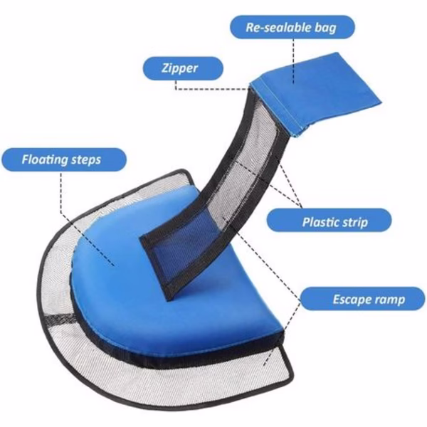 Floating Pool Escape Ramp for Small Animals - Frog & Wildlife Safety Ramp - Image 4