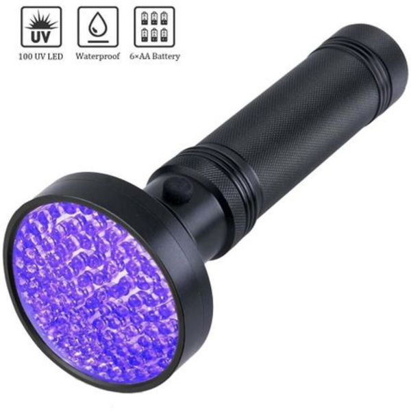 100 LED UV Torch 395nm - Image 3