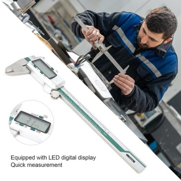 150mm Digital Vernier Calliper with Large LCD with Hard Carry Case - Image 5