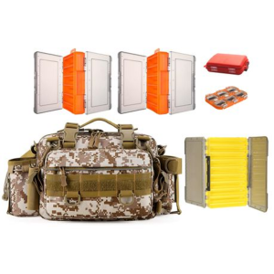 Multi-functional Fishing/Outdoor Shoulder Bag with 5 Tackle/Lure Boxes - Image 8