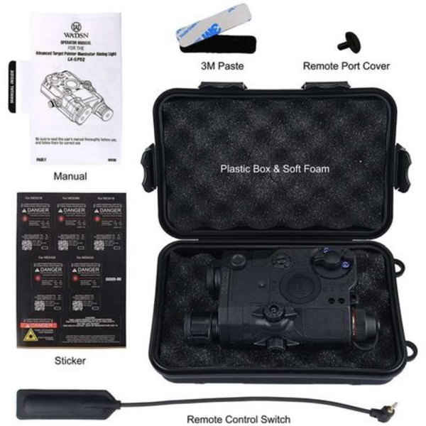 PEQ15 LA5-C UHP Integrated Green Laser, IR Pointer / Light Device - Black - Image 3