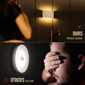 Rechargeable Motion Sensor Night Light - Warm White, USB-C, Magnetic Mount - Image 4