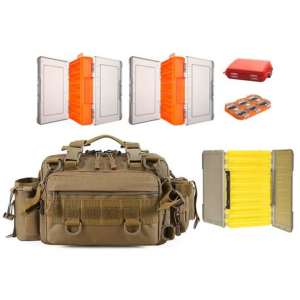 Multi-functional Fishing/Outdoor Shoulder Bag with 5 Tackle/Lure Boxes - Image 16