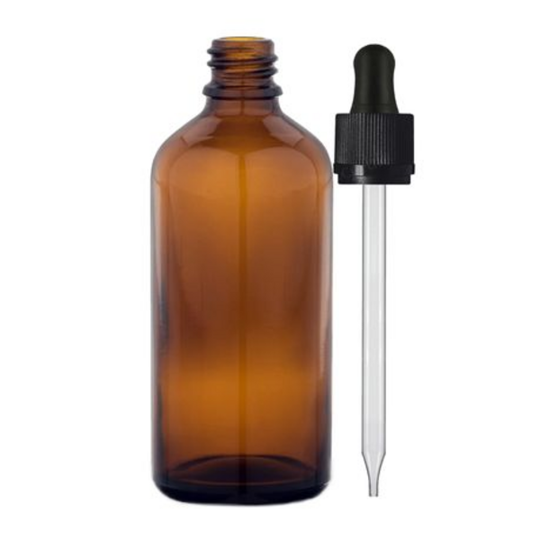 10 Piece 100ml Amber Glass Bottles with Pipettes - Image 3