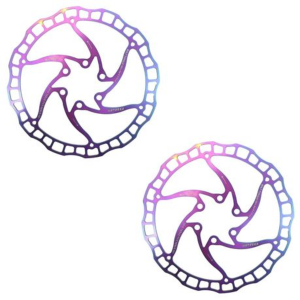 IIIPRO 180mm 6-Bolt Bicycle Disc Brake Rotor (Select Colour) - 2 Pack - Image 2