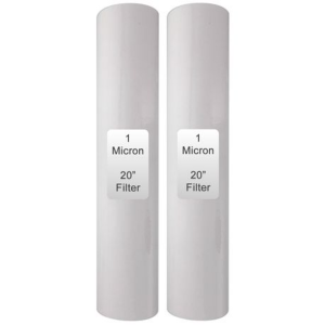 20-inch Replacement Big Blue Filter Set - 3 Piece (2x 1 Micron PP & 1x Carbon) - Image 2