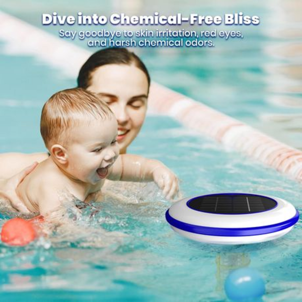 Solar Pool Ionizer Purifier - 2.8W, 450g Copper Anode (Complete Kit) - Image 2