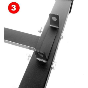 6 Tier Dumbbell Rack - 107cm A-Frame - Black - Image 5