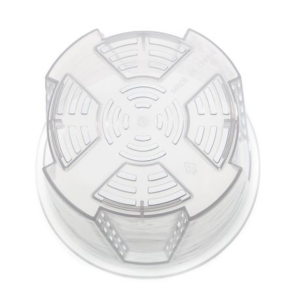 Clear Low Profile Plastic Orchid/Aroid Pots Set of 6 (Choose Your Size) - 11 cm - Image 9