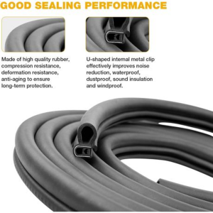 4m Universal Rubber Door Seal - Image 2