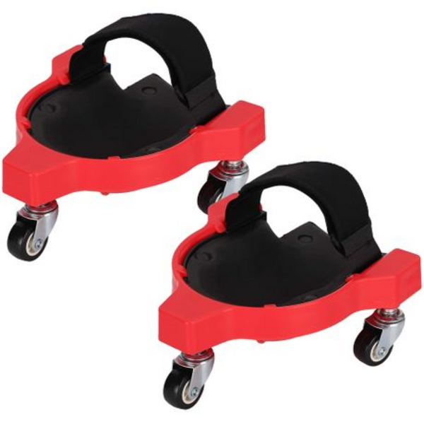 2 Piece Rolling Knee Pads - 1 Pair