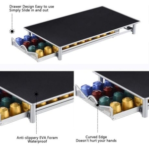 Coffee Capsule Storage Drawer Holds 40 Nespresso Coffee Capsules - Image 4