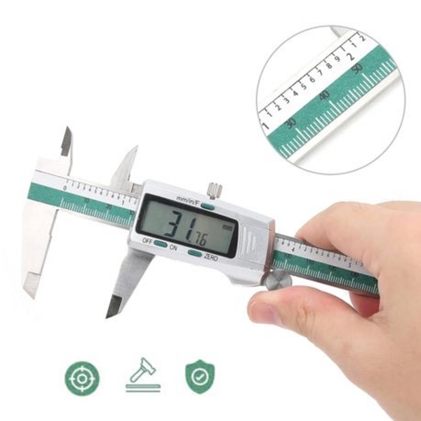 150mm Digital Vernier Calliper with Large LCD with Hard Carry Case - Image 4