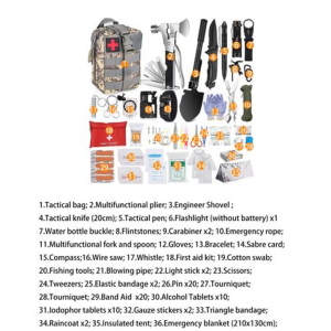 Tactical Survival Multi-Function Kit - 36 in 1