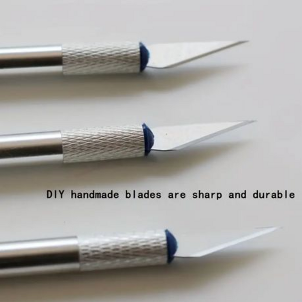 13 Piece Aluminum Alloy Craft Knife Handmade Tool Set - Image 8