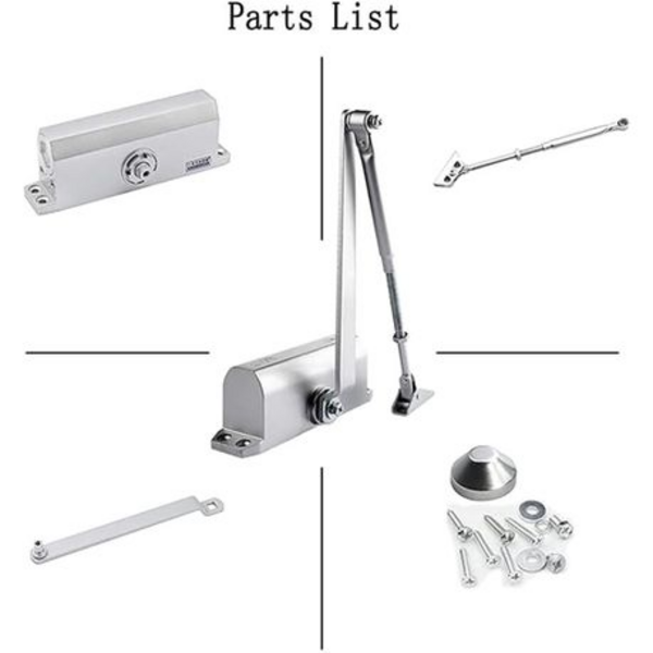 Automatic Door Closer Small And Simple Hydraulic Spring Buffer Door Closer - Image 11