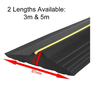 EPDM Weather Seal For Garage Door 87mm Wide (Please Select Length) - Image 2