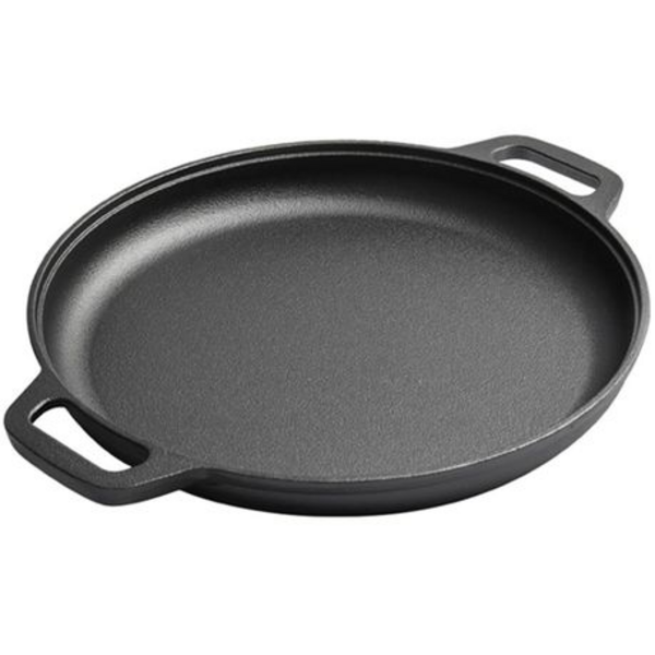 Heavyweight Cast Iron Round Griddle Skillet Pan