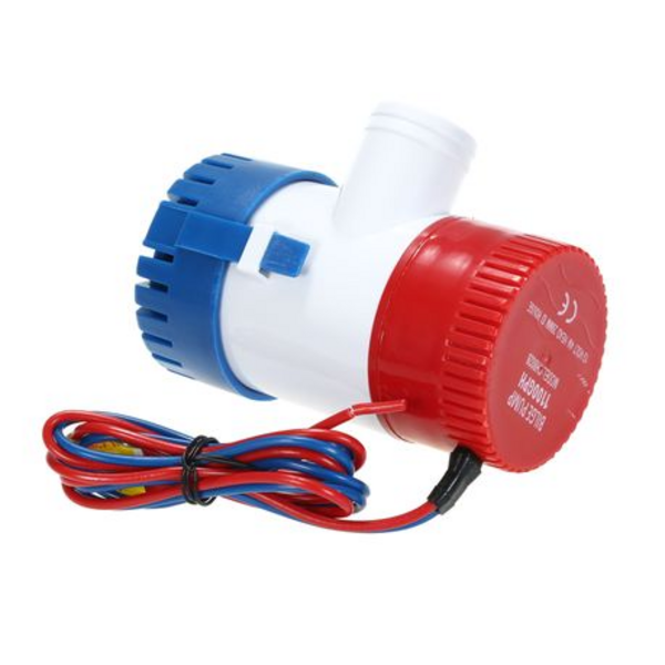 Non-Automatic fully submersible 12 volt DC bilge pump (1100GPH)