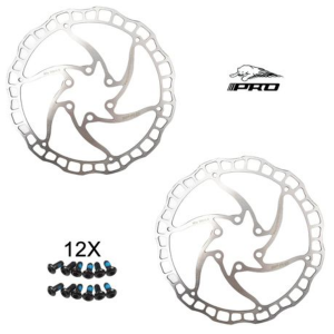 IIIPRO 180mm 6-Bolt Bicycle Disc Brake Rotor (Select Colour) - 2 Pack - Image 6