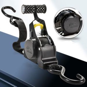 Automatic Retract Tensioner Cargo Fixing Straps for Car/Motorcycle 3m - Image 5