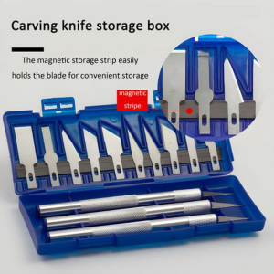 13 Piece Aluminum Alloy Craft Knife Handmade Tool Set - Image 9
