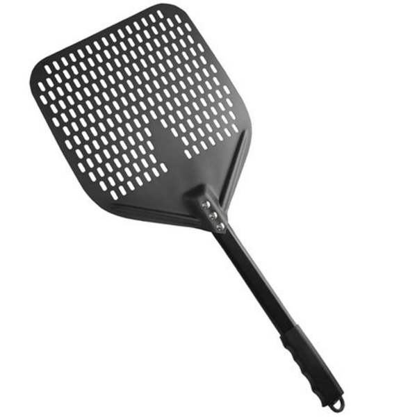Perforated Pizza Paddle with Detachable Handle - 44.5cm x 35.5cm (Black) - Image 2