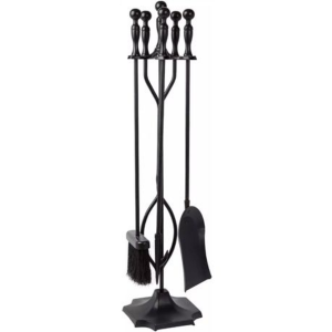 Elegant 5 Piece Fireplace Toolset