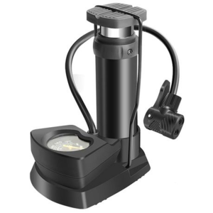 140PSi Mini Foot Pump with Integrated Gauge