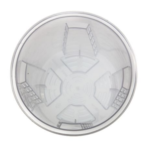 Clear Low Profile Plastic Orchid/Aroid Pots Set of 6 (Choose Your Size) - 11 cm - Image 4
