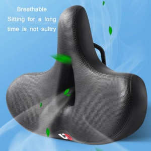 West Biking - Extra Wide Bicycle Saddle with Shock Absorbing Springs - Image 3