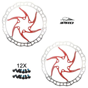 IIIPRO 180mm 6-Bolt Bicycle Disc Brake Rotor (Select Colour) - 2 Pack - Image 5