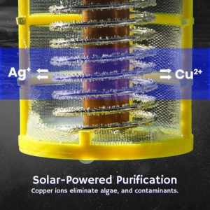 Solar Pool Ionizer Purifier - 2.8W, 450g Copper Anode (Complete Kit) - Image 5