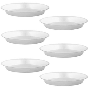 Clear Saucer for Orchid/Aroid Pots Set Of 6 (Chose Your Size) - 8 cm - Image 1