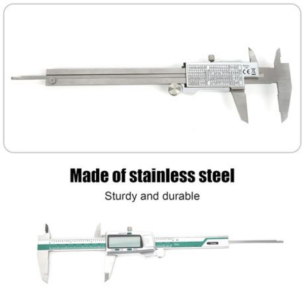 150mm Digital Vernier Calliper with Large LCD with Hard Carry Case - Image 2