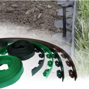 10m Flexible No-Dig Garden Landscape Edging Kit - Includes 30 Stakes