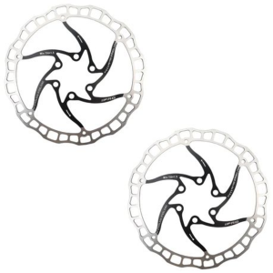 IIIPRO 180mm 6-Bolt Bicycle Disc Brake Rotor (Select Colour) - 2 Pack