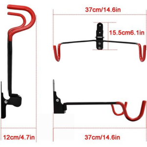 Deluxe Bike Rack Holder with Helmet Hook - Image 5