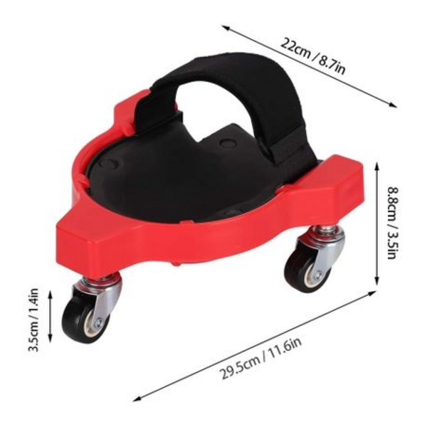 2 Piece Rolling Knee Pads - 1 Pair - Image 7