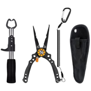 Camping Multi Use Fishing Pliers & Mouth Grip Set of 4 - Image 1