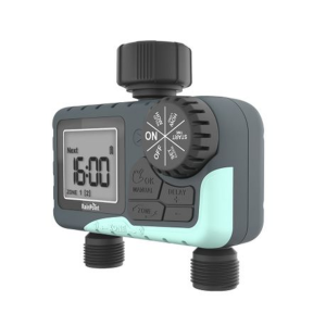 RainPoint Digital Irrigation Timer 2 Zone Sprinkler Water Garden
